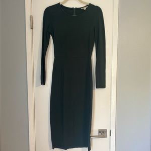 Whistles Green Bodycon Dress Size 6